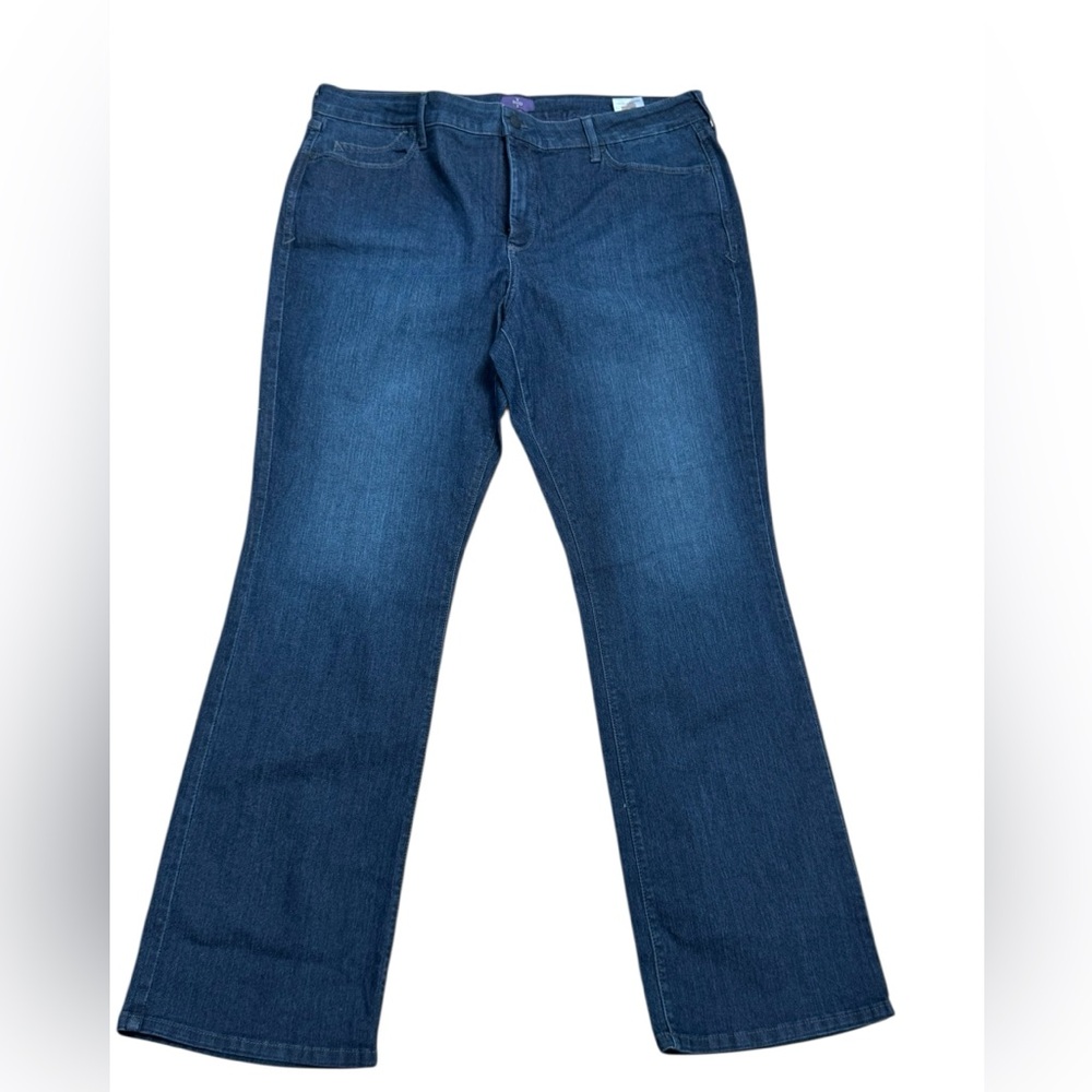 NYDJ Dark Blue Flare Jeans - never worn.